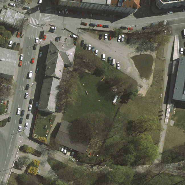 Orthophoto, Friedrichgasse 24, Luftbild 2004