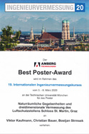 Amberg
                    Technologies Best_Poster-Award 2020