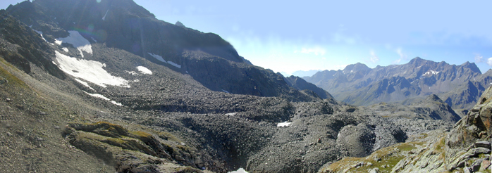 Weissenkar rock glacier (August, 2004)
